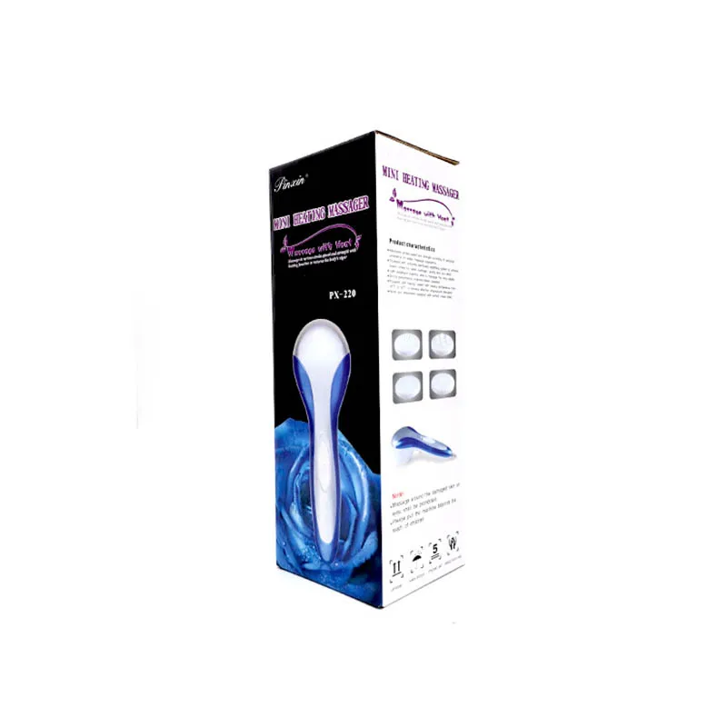 Electric Cheapest Handheld Vibration Wave Infrared Heat Phototherapy Shiatsu Mini Massage Hammer Facial Massager