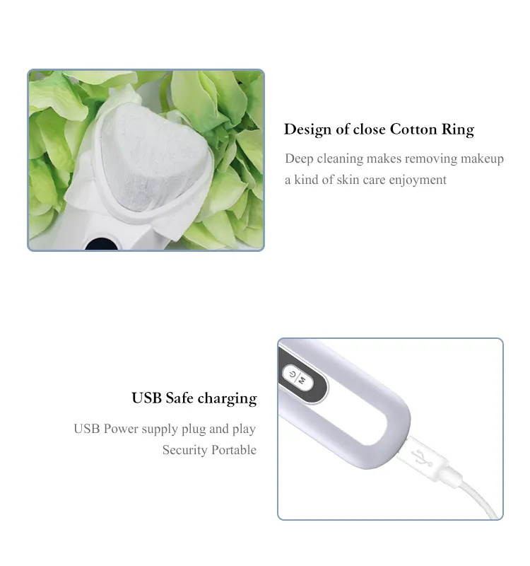 Heated Vibration Facial Massager display