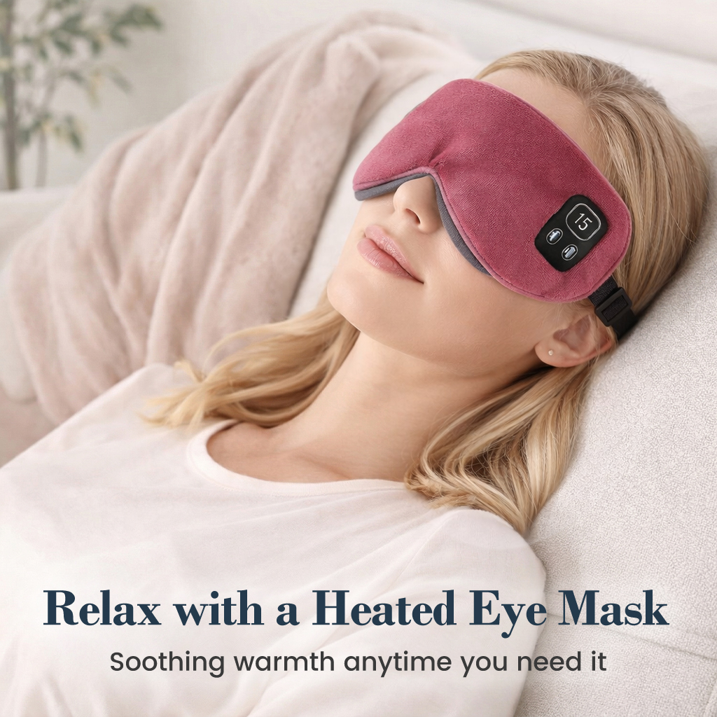 Heated Eye Mask Cordless And Washable Warm Eye Compress For Dry Eyes, Styes,MGD,Blepharitis, Chalazion