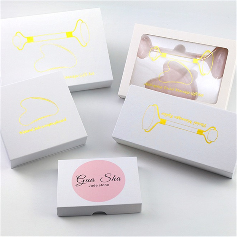 Factory Wholesale Rose Quartz Gua Sha Scrapping Tool Facial Massager Anti-Aging Whitening Feature