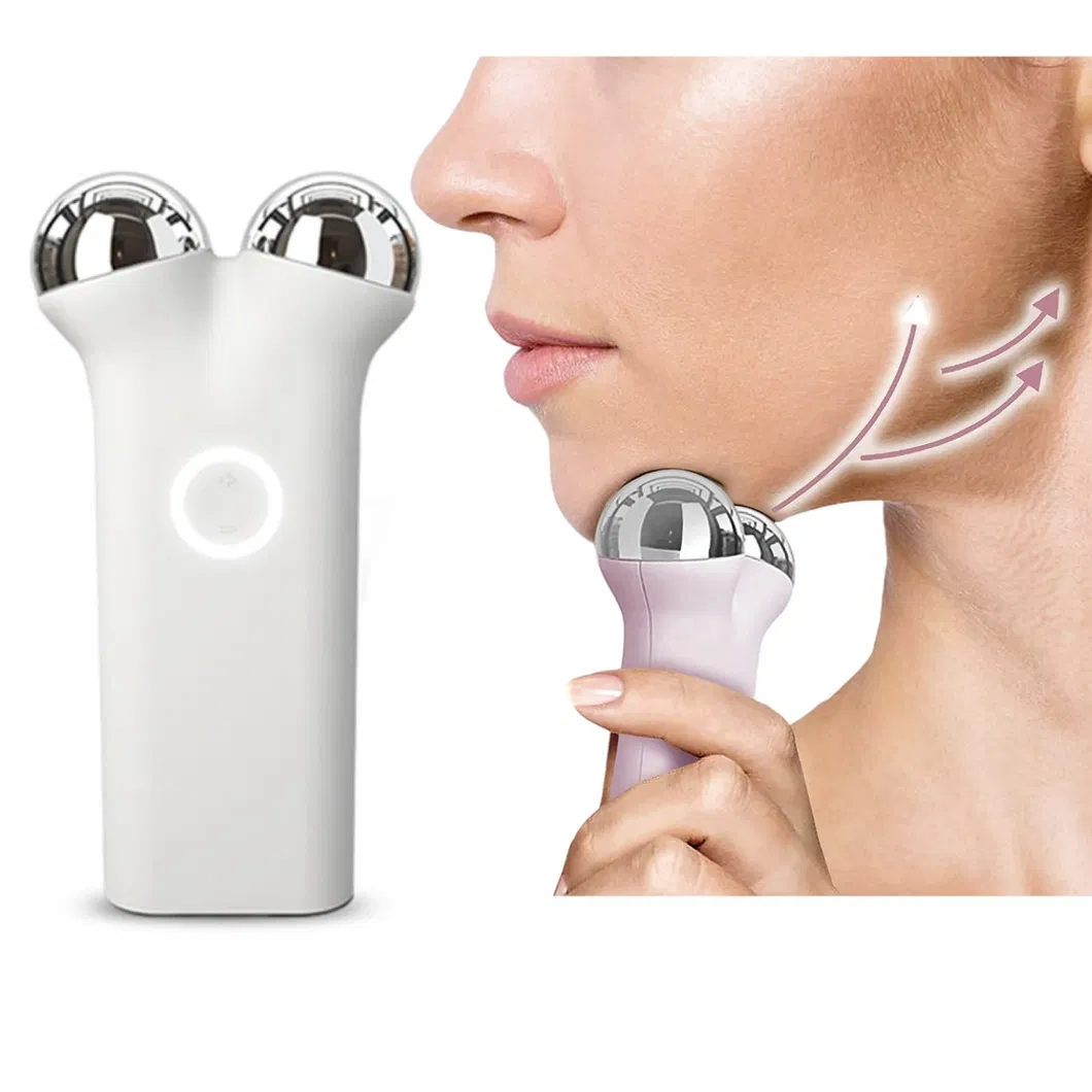Home Use Face Beauty Equipment Anti Wrinkle Face Lift Roller Facial Massager Micro Current Facial Toning Device