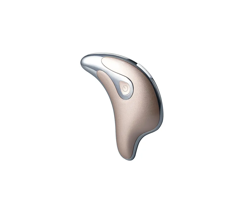 Cordless EMS Low Frequency Heat & Cool Vibration Cosmetic Facial Pad Mini Facial Massager