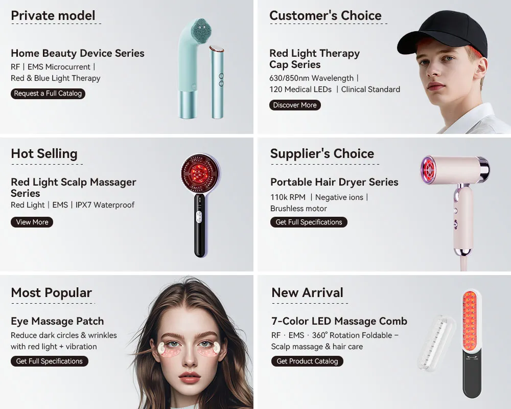 Professional Wholesale Custom 3-in-1 EMS Microcurrent Red Light Therapy Face Neck Lifting Tightening Skin Rejuvenation Facial Care Beauty Device for Home Use