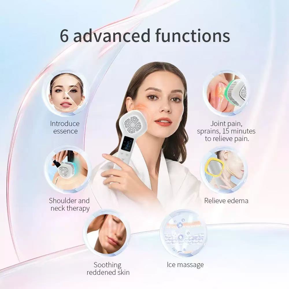 Professional High Quality Facial Beauty Device Hot and Cold Hammer Shrink Pores Face Massager Rejuvenation Beauty Equipment