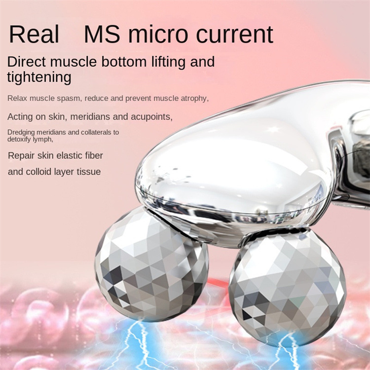 Private Label Microcurrent Professional Face Massager Type-C Multifunctional Lifting Device 9 Levels Current Portable Face Lift
