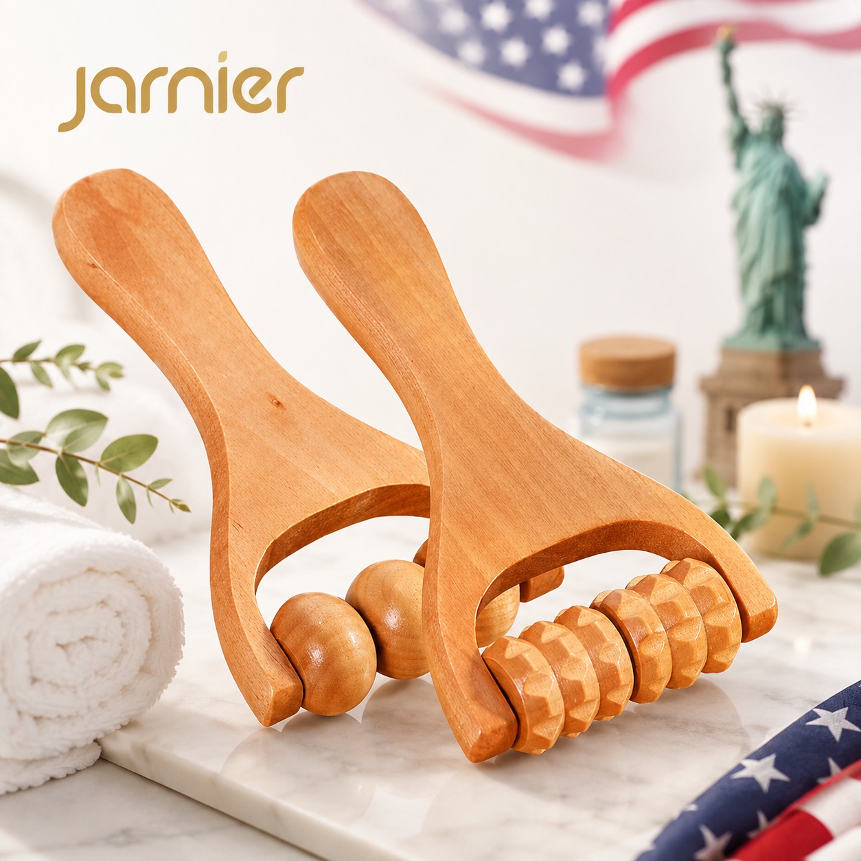 Wood Therapy Roller Massage Brush Tool Handheld Cellulite Trigger Point Stick Lymphatic Drainage Anti Cellulite Muscle Release