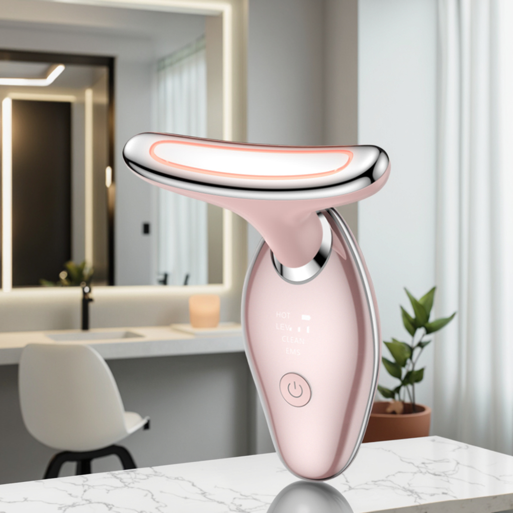 Low MOQ Microcurrent Massager for Home Use Handheld Beauty Device US for Skin Tightening Lymphatic Drainage Face Neck Lift