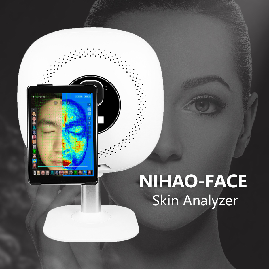 Professional Intelligent Full Face Scanner Facial Skin Analyzer Beauty Salon Equipment