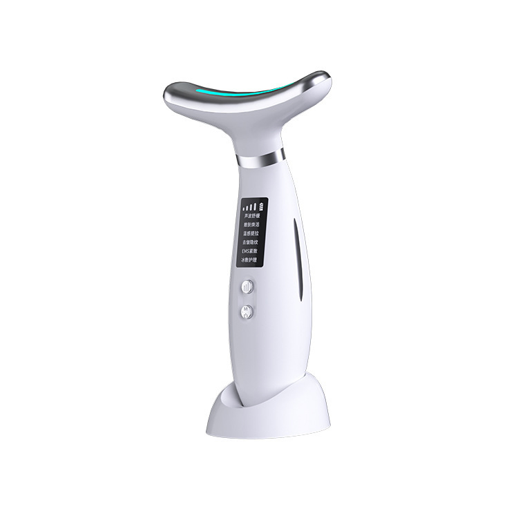 Neck Face Massager Face Sculpting Tool 3 Colour Modes and Vibration for Facial Massager Double Chin Reducer