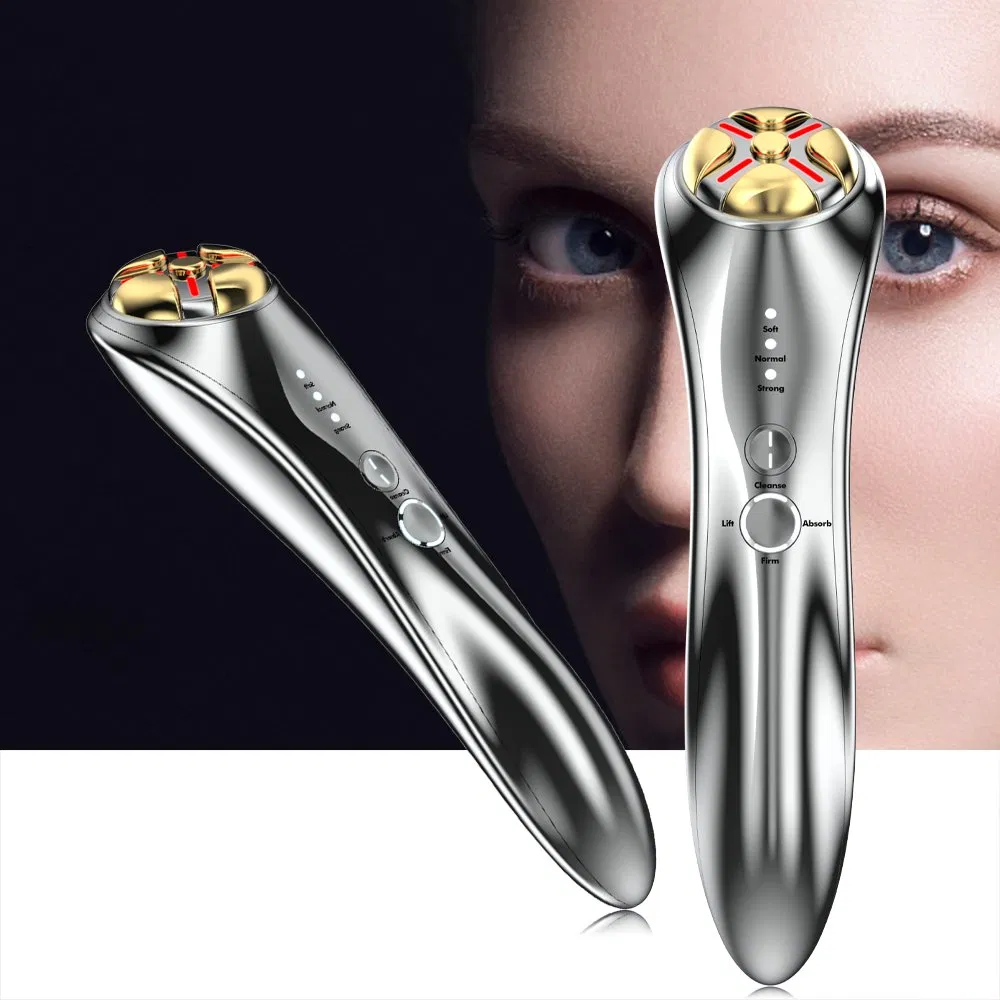Hot Sale Multi-Function RF EMS LED Light Dark Circles Anti-Aging Facial Instrument Face Firming Eye Massager