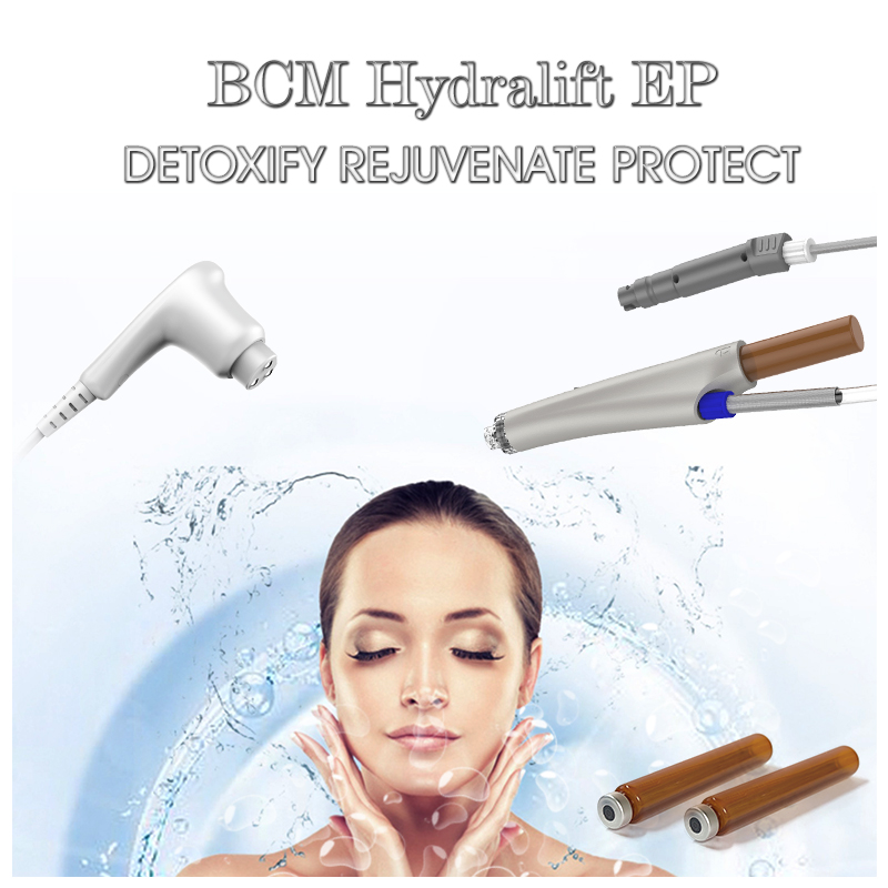 2-in-1 Hydralift EP US/IT Plug Hydradermabrasion Facial Skin Cleaning Beauty Machine Desktop Hydradermabrasion Device