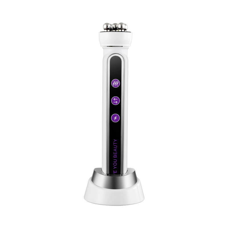 Facial Massage Device 360 Degree Rotation Roll Ball EMS Microcurrent Facial Massage Device