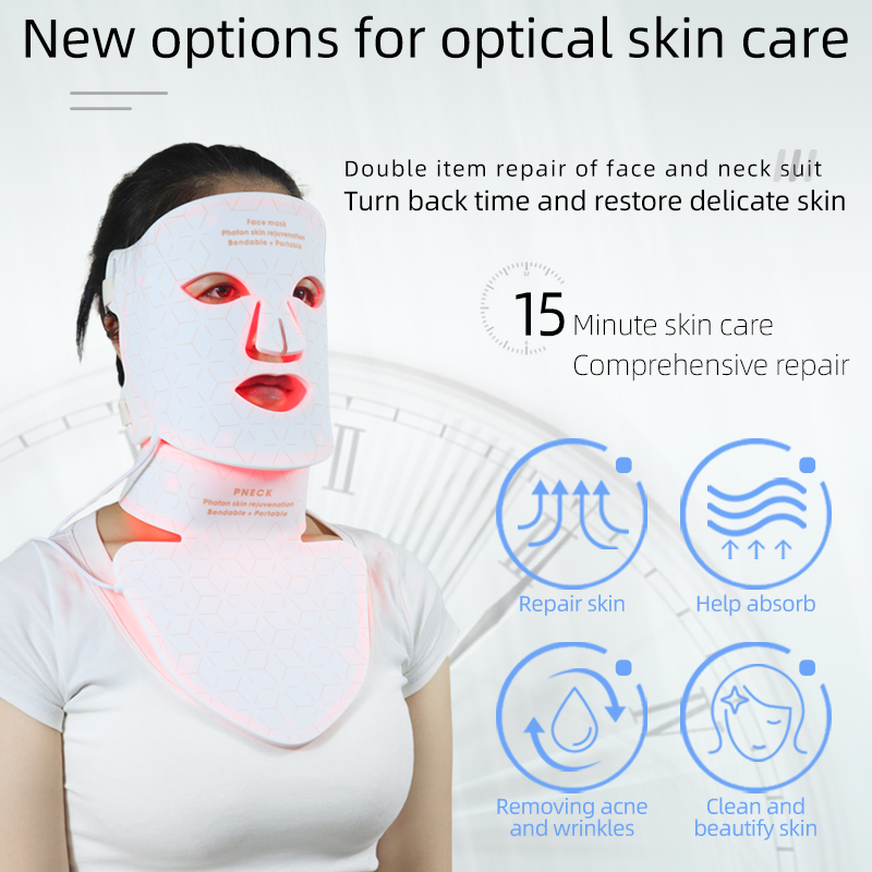 Pakiss Home Use LED Beauty Device for Radiant Skin and Acne Relief