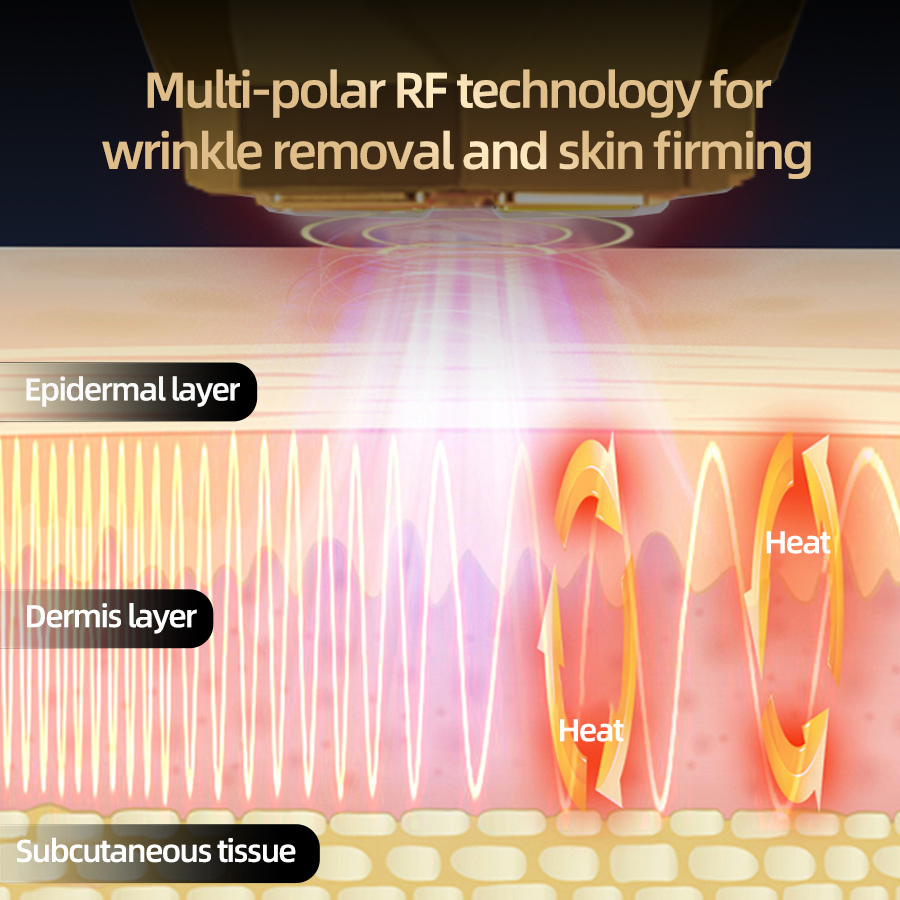 R F Face Lift Portable Home Use Facial Tightening Skin Rejuvenation Device For Support Skin's Resilience
