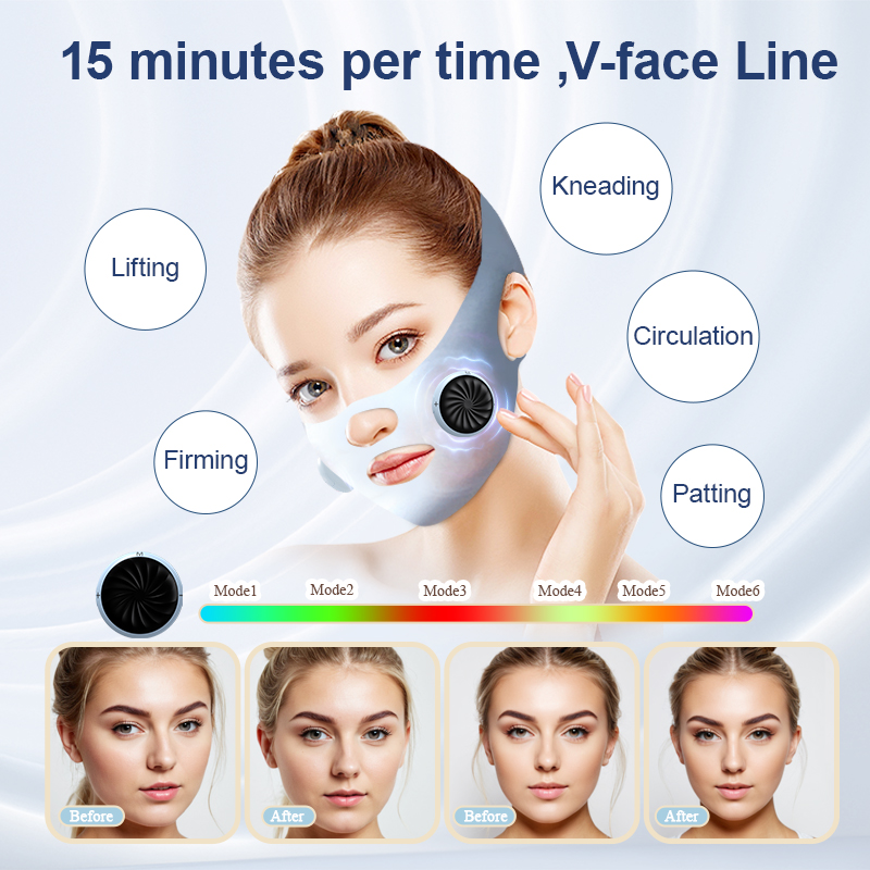 2026 EM S Microcurrent Face Lift Bandage V Face Slimming Facial Tightening Massager for Double Chin Removal