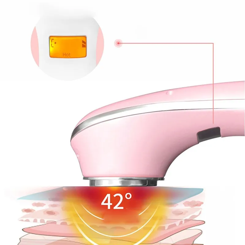 New Style Cordless Cool Heat Therapy and Vibration Cosmetic Personal Massager Beauty Machine Facial Massager