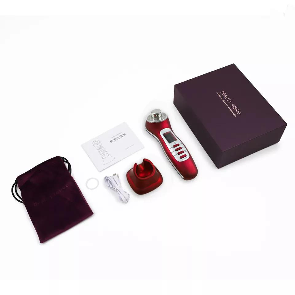 Wholesale Painless Lifting Skin Care Beauty Wrinkle Removal RF EMS Facial Mesotherapy LED Lifting Device Face Massager
