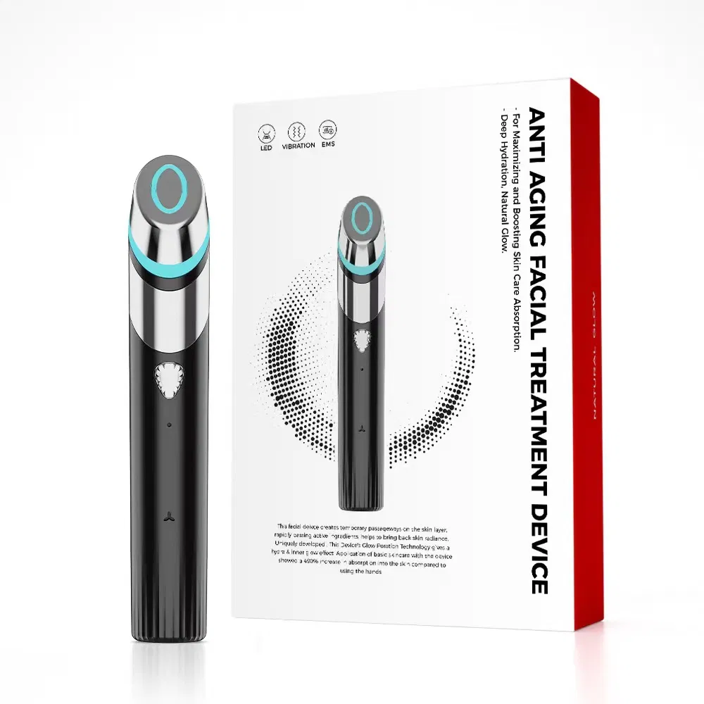 EMS Microcurrent LED Facial Device Packaging