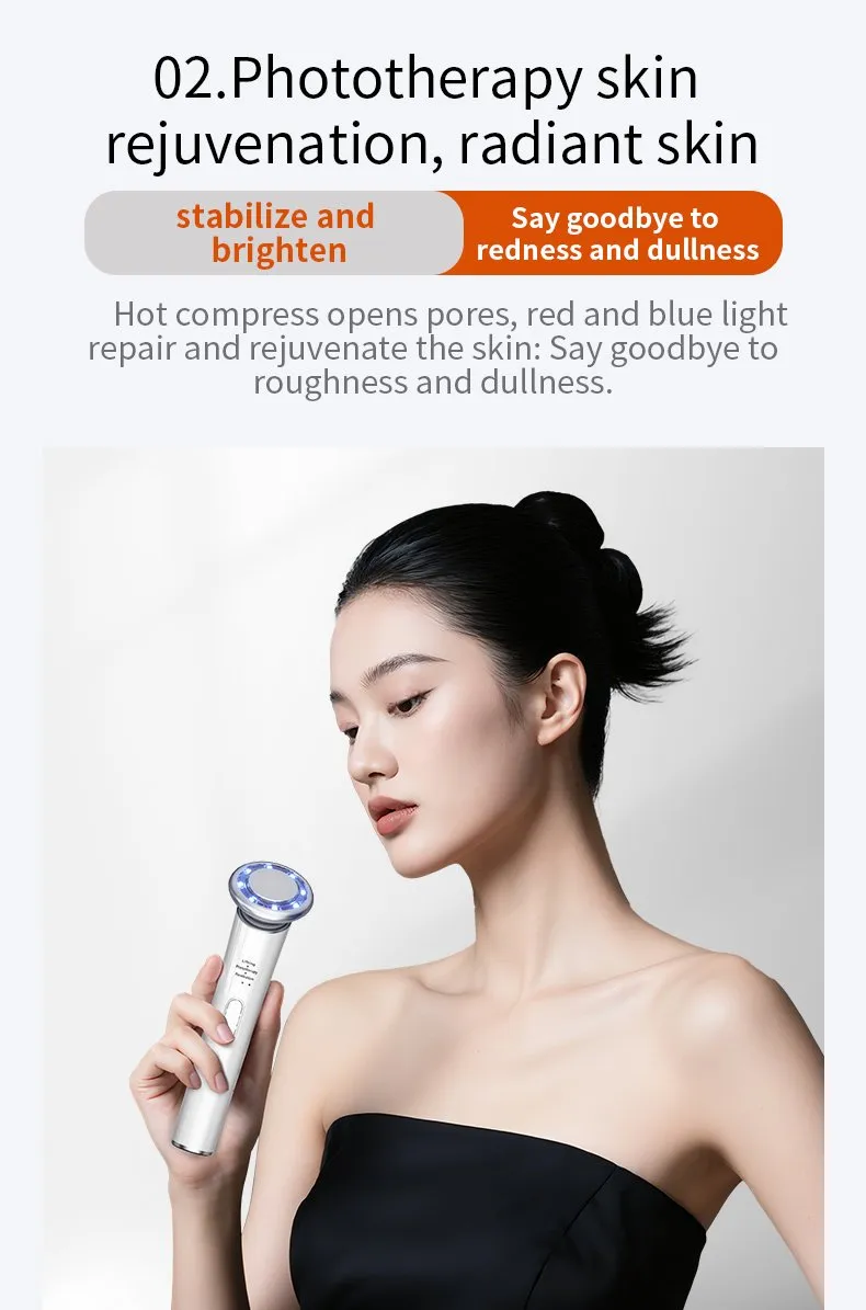 Home Use Beauty Equipment EMS Microcurrent Facial Toning Skin Care Rejuvenation Device
