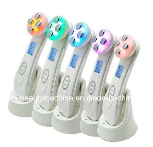 4 Light LED & EMS Facial Lift Skin Rejuvenation Electric EMS Facial Massager
