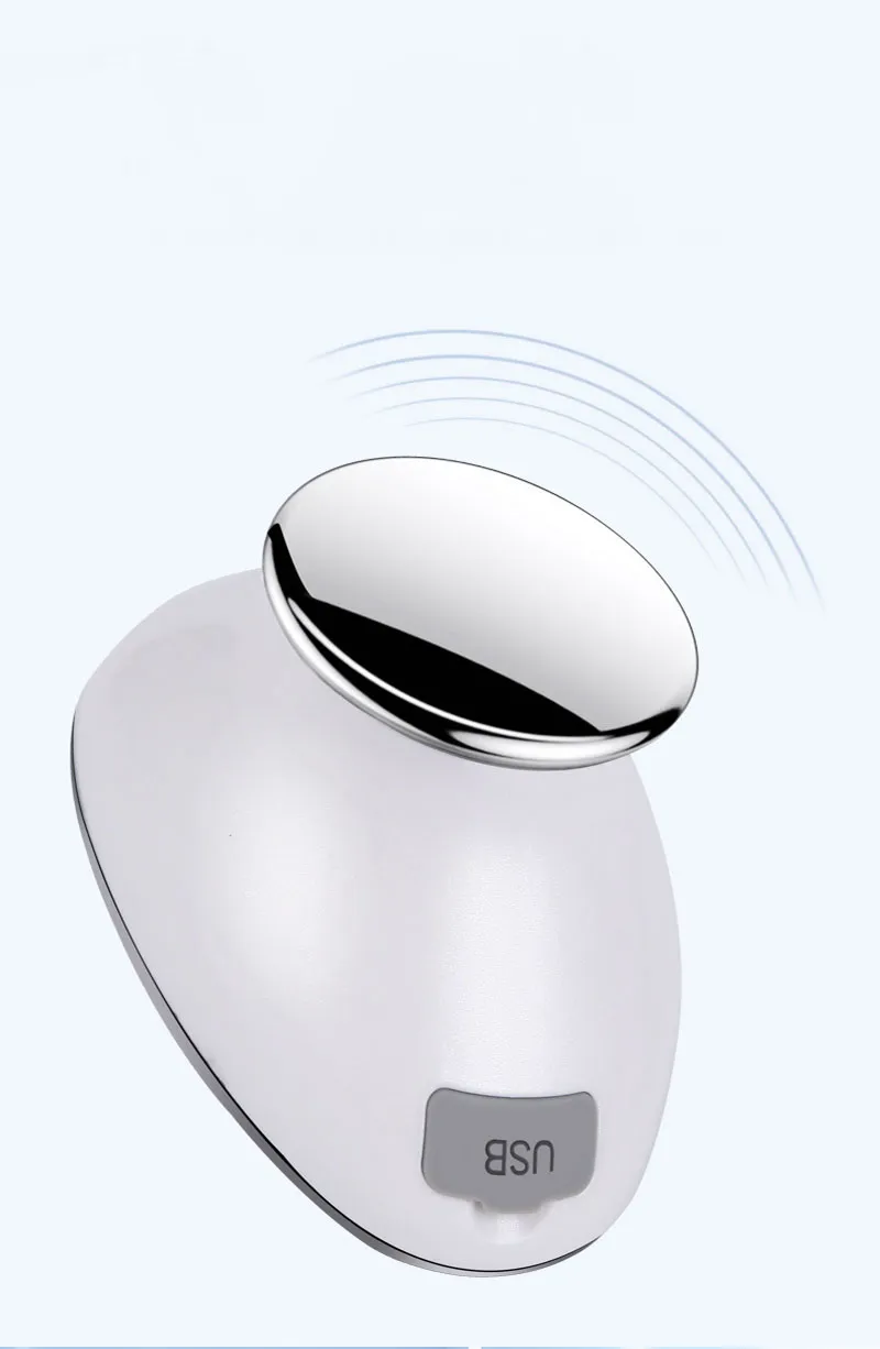Wireless High Frequency Vibration FDA Silicone Waterproof Facial Massager View 3
