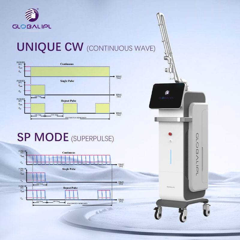 Professional Stationary CO2 Fractional Laser Machine For Skin Rejuvenation Wrinkle Reduction Acne Scar Removal Skin Tightening