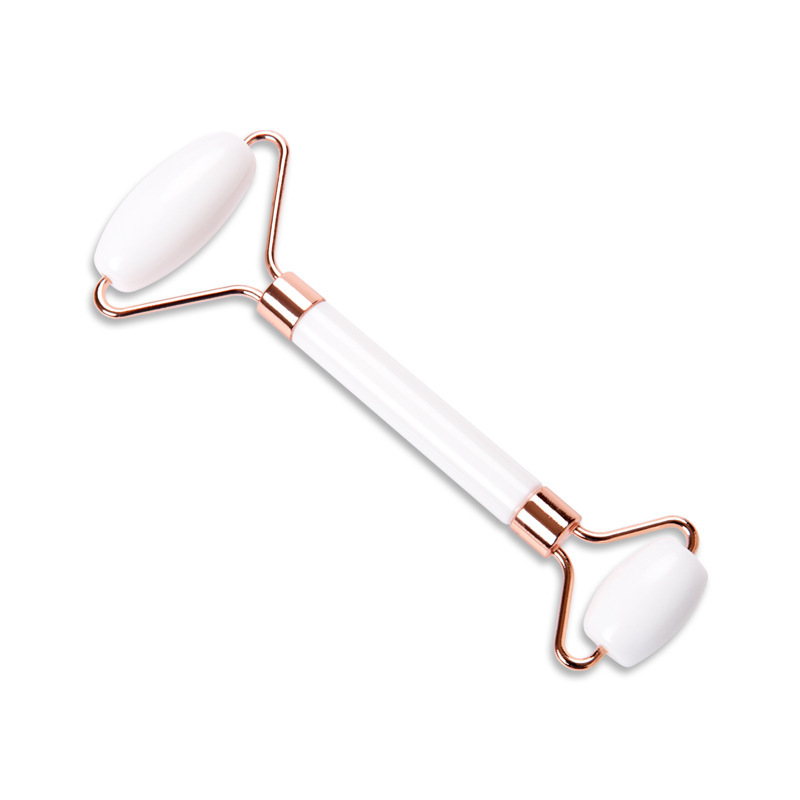 Private Label Custom Logo Face Head Neck Spa Massager Facial Massage Roller and Guasha Set