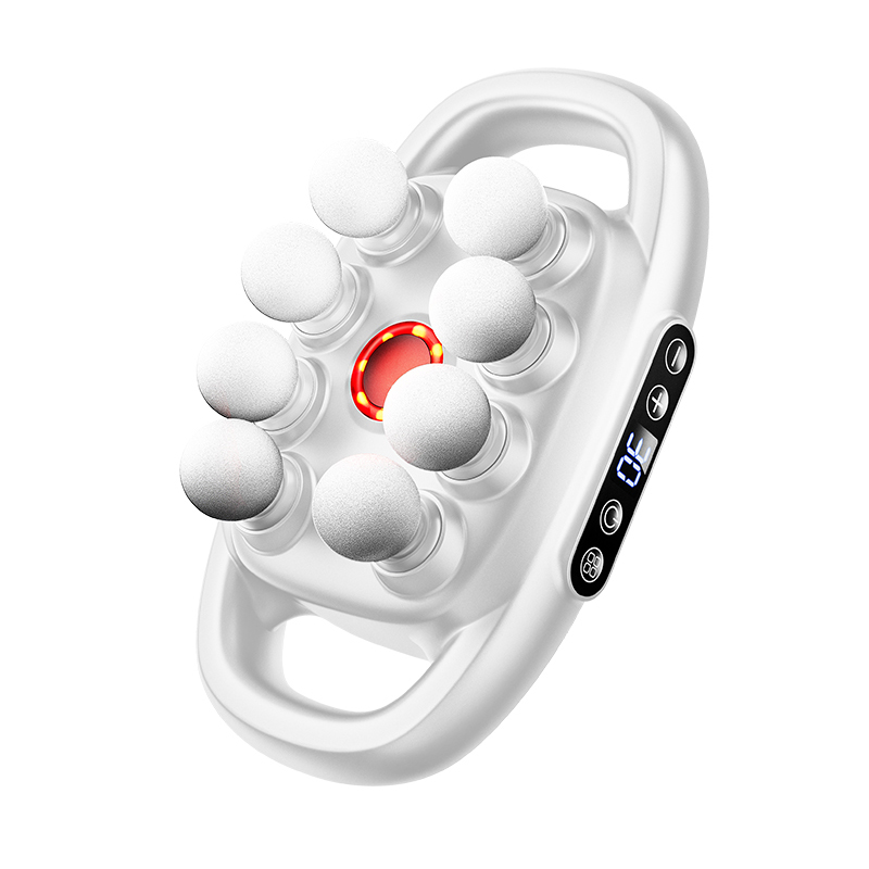 VTT Wholesale Portable Electric 8-Head Massage Gun Rechargeable Facial Massager for after Fatigue Massage Great Value