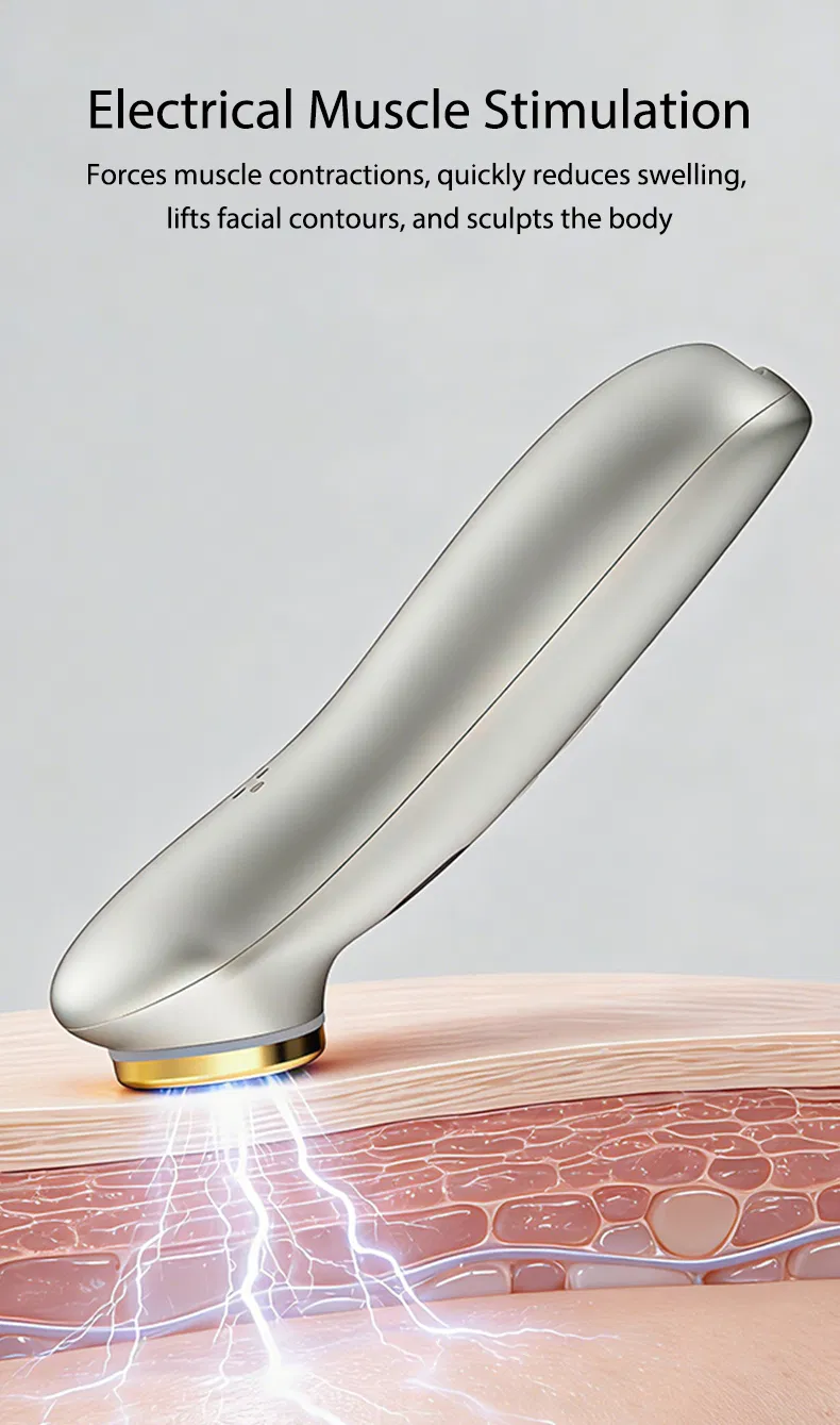 Anti Aging Chin Face EMS Lift Massager Device Color Light Skin Rejuvenation Massage Facial Neck Beauty Instrument LED Light for Sales