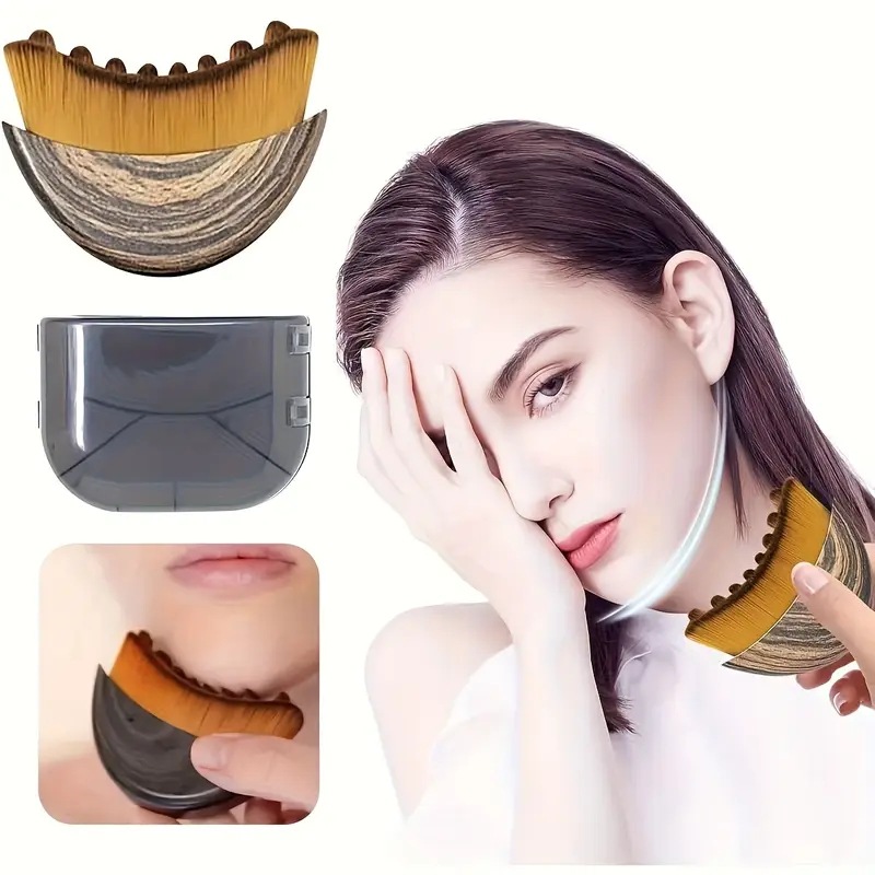 CE Lymphatic Brush Brochas De Maquillaje for Facial Contour Massage Eye and Neck Care Dropshipping Face Lifting Massage Brush