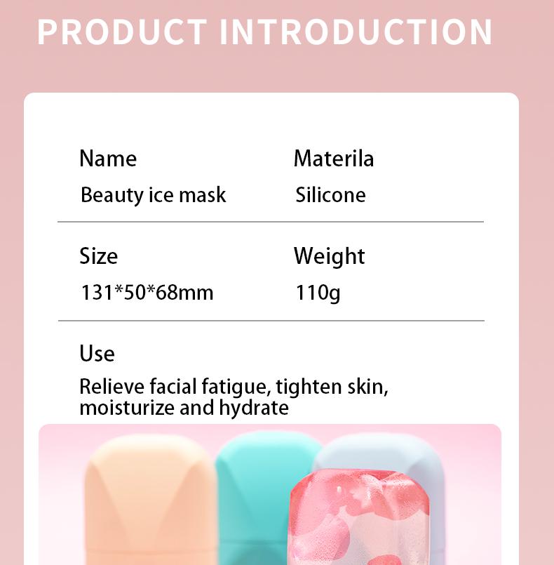 Silicone Ice Roller Face And Eye Ice Cube Roller Massager Skin Women Care Tools De-Puff Eye Bags