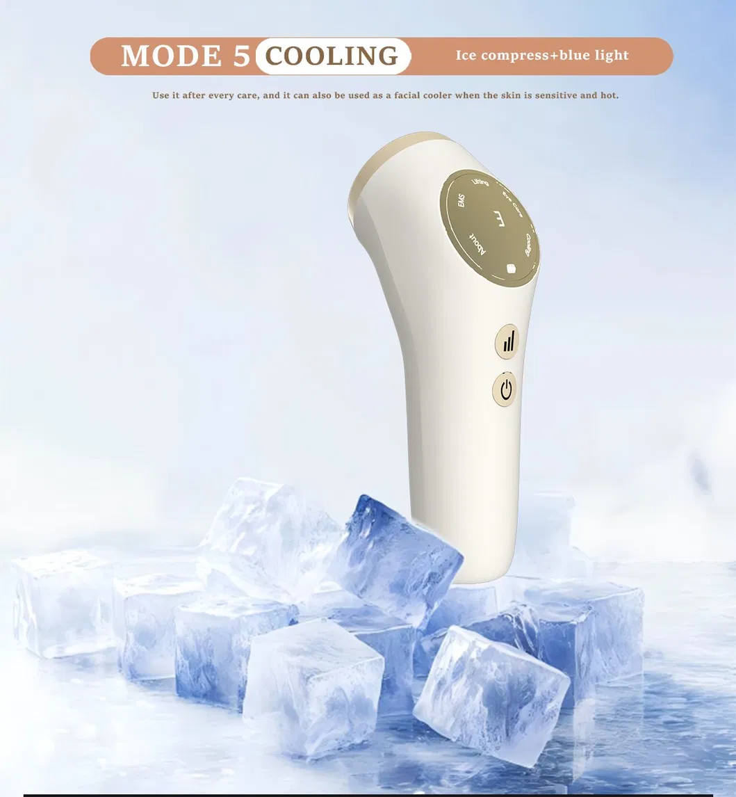 Professional Home Use Beauty Equipment Red Light Therapy Facial Massager RF+EMS Beauty Roller