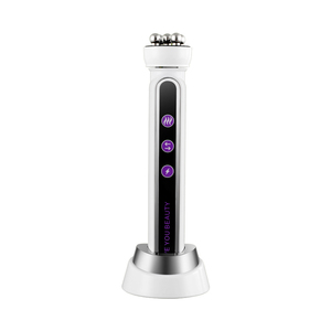3D V Mini Facial Roller Massager with LED RF EMS Home Skincare Gadget for Face Armpit Hands with US/IT/ZA Plugs