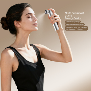 Ems Microcurrent Face Lifting Device Red Light Facial Wand Eye Neck Massager Skin Tightening Anti Wrinkle Skin Care Beauty Tool