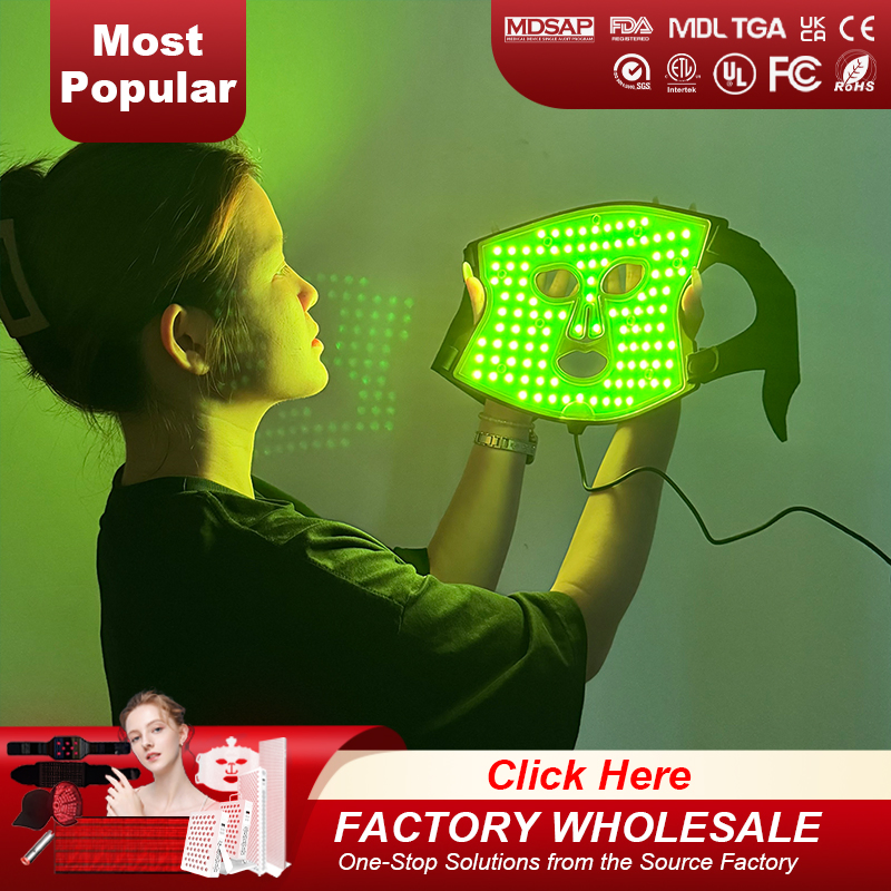 Red Light Therapy Facial Mask LED Light Skin Care Beauty Mask Device for Home Use Portable Infrared Sauna Red Light Therapy Masks