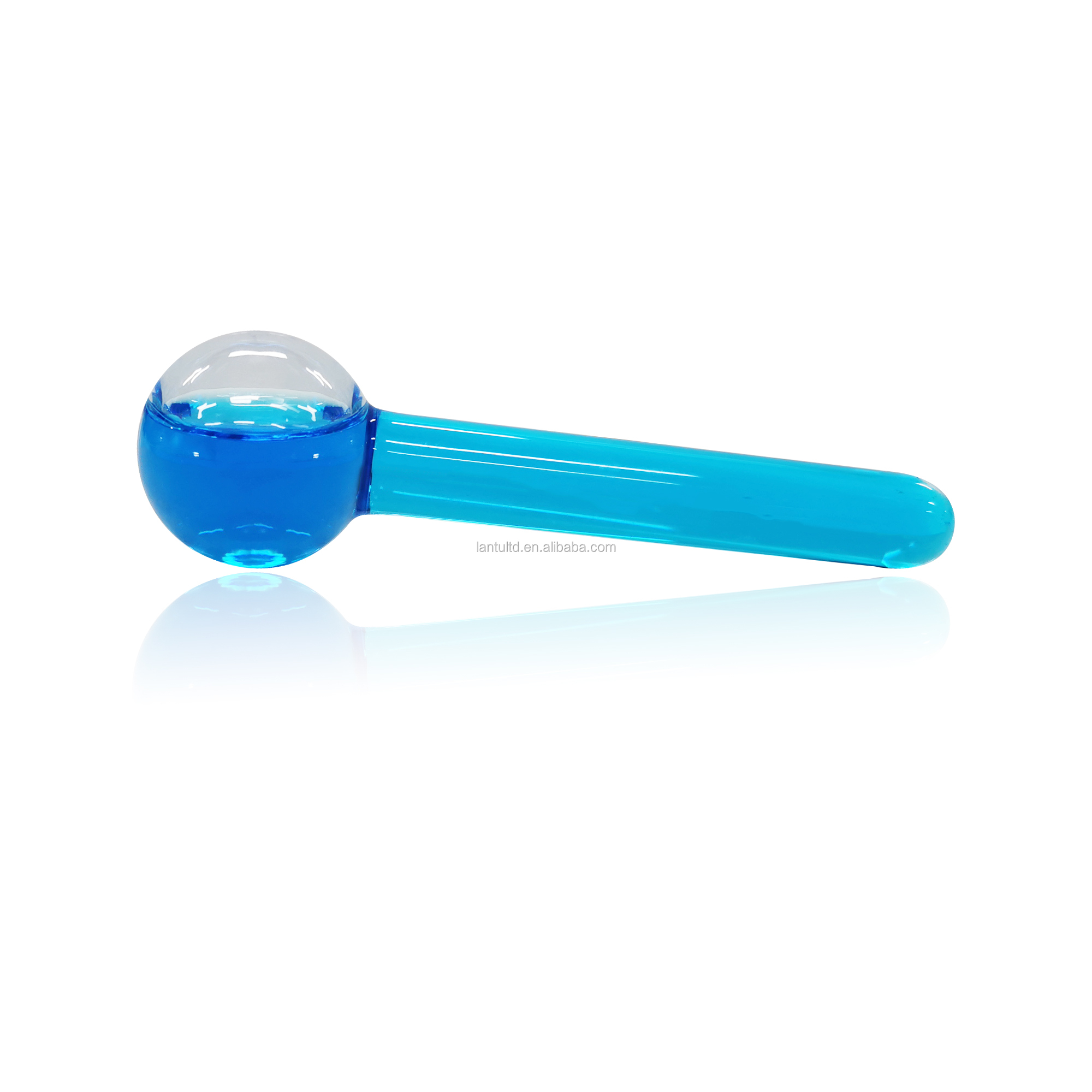 Custom Private Label Glass Ice Globes Beauty Massage Freezer Cooling Facial Tool Face Lift Skin Tightening Free Ice Globes