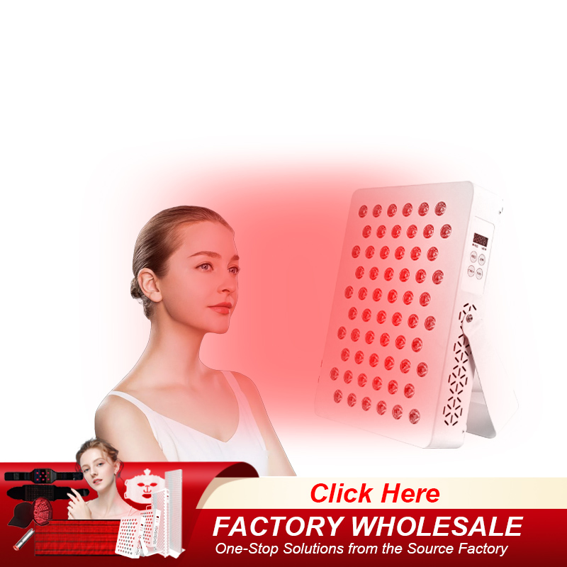 Iluxred 5-Wavelengths 630nm 660nm 810nm 830nm LED Red Light Therapy Panel Infrared Device for Home Use Skin Care Beauty