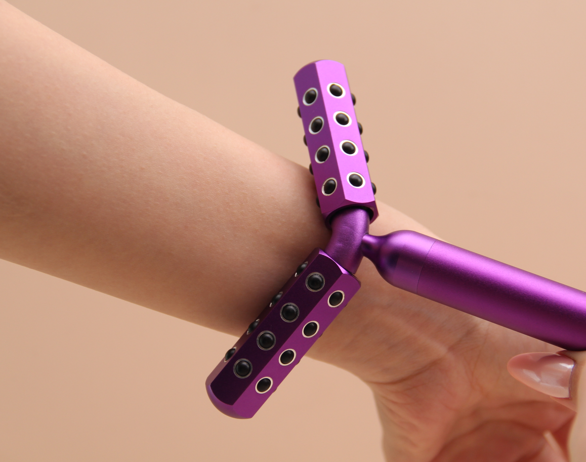 Germanium Beauty Stick Roller Device Electric Drum Massager Vibration for Face-Anti-Puffiness Skin Tightening Home Commercial