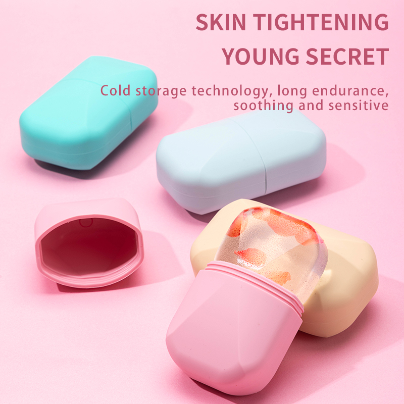 Silicone Ice Roller Face And Eye Ice Cube Roller Massager Skin Women Care Tools De-Puff Eye Bags