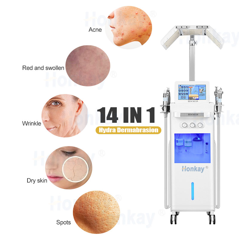 High Quality Facial Deep Cleansing Machine With 14 Functions Technology for Beauty Total Beauty Care Large Bubble Integrated