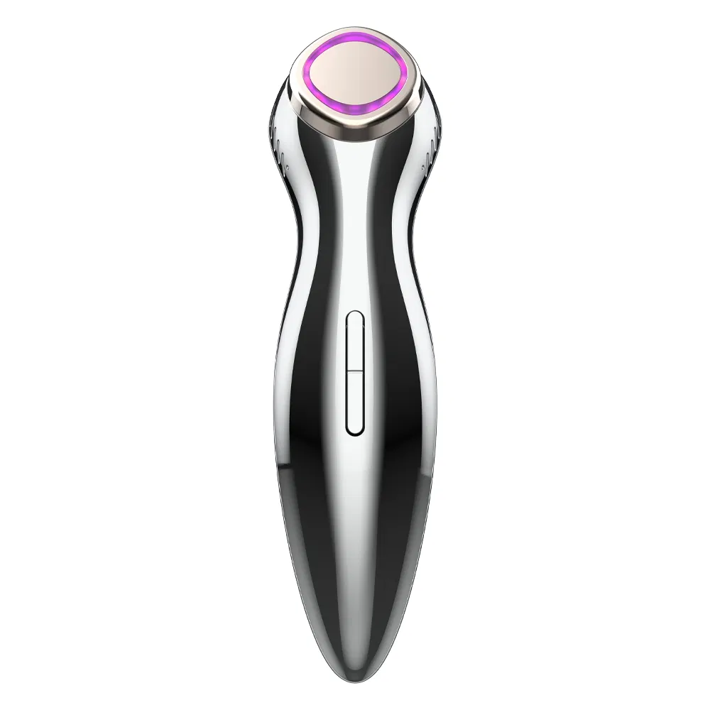 2026 Latest Multifunctional Beauty Massager RF EMS with Red/Blue Light Hot and Cold Function for Facial Beauty with Base Design for Facial Lifting OEM Service