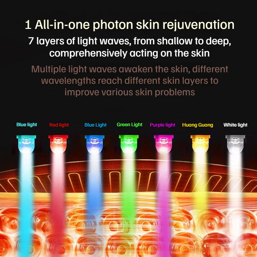 Skin Care Device Facial Roller Vibration Face Neck Lifting Wireless Microcurrent Face Massager Tool for Puffiness