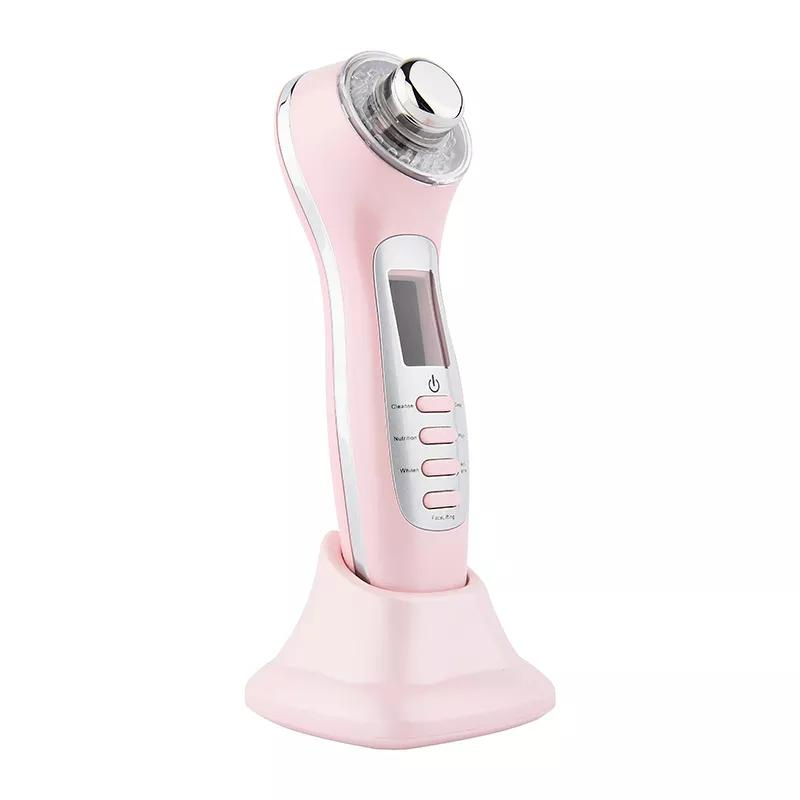 Portable Face Handheld Beauty Device Mini Electric Ion Eye Massager Rechargeable RF LED Beauty Facial Lifting