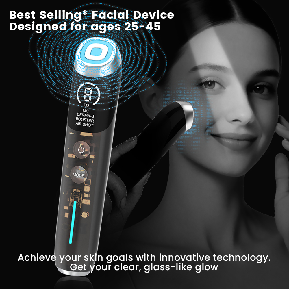 New Microcurrent Facial Massager V Face Lifting Firming Anti Aging Wrinkle Removal Skincare Machine Skin Tightening Beauty Tool