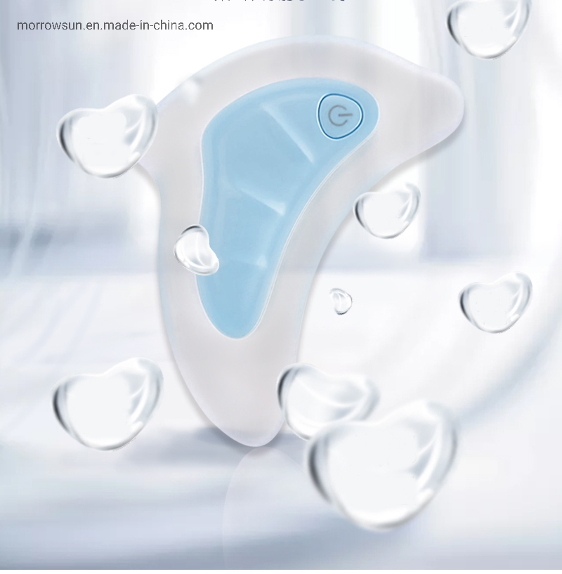 Wireless Dolphins Appearance LED Therapy Beauty Device Skin Lifting Berg Crystal Facial Massager