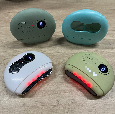 New Arrival Microcurrent Body Sculpting Tool Skincare Face and Neck Gua Sha Device Bian Stone Massage Hammer