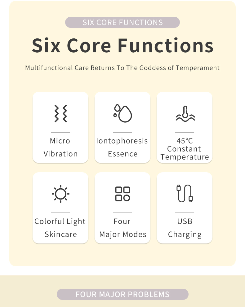 Facial lifting massage device details 5