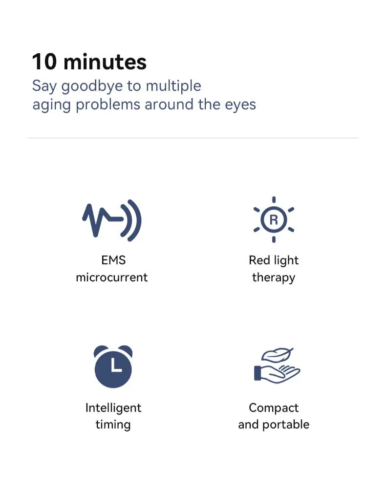 Professional Home Use Beauty Equipment EMS Eye Patch Device LED Face Mask