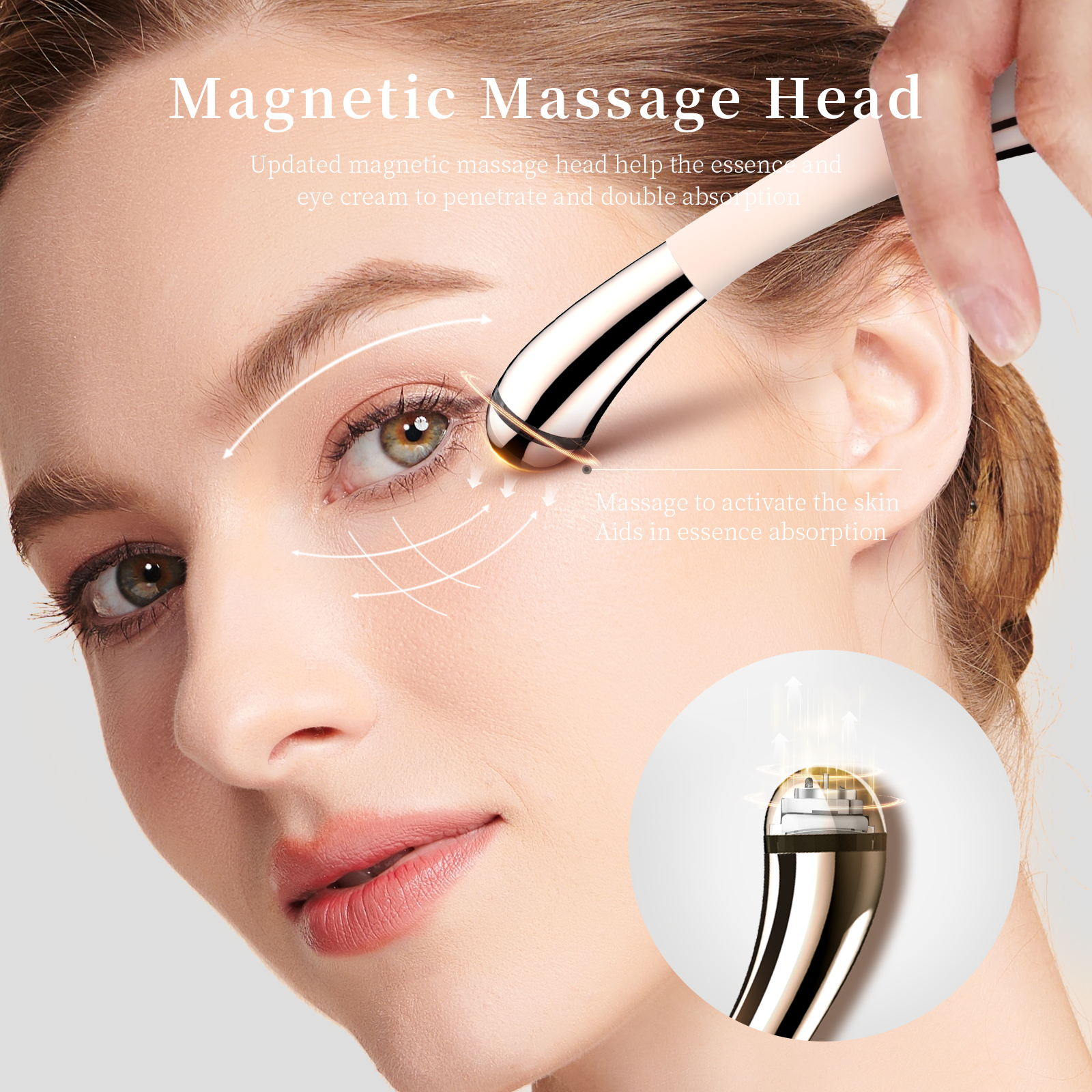 Beauty SPA Tool Stainless Steel Cryo Sticks Gua Sha Facial Roller Ice Globes for Face Sculpting Ice Massage Facial
