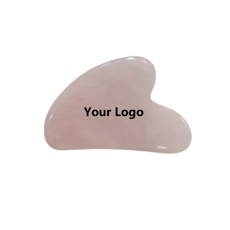 Wholesale Best Price pink Jade Gua Sha Board Pure Natural Anti-Aging Jade Guasha Massage Tool for Face